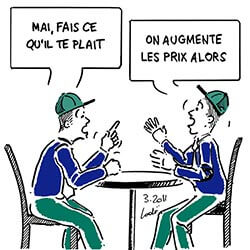 Personnages grdf évolution du prix du gaz en 2014