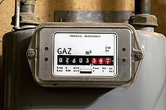 Compteur de gaz.